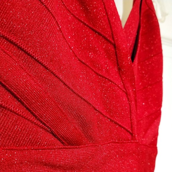 Guess Red Strappy Bodycon dress - Picture 5 of 8